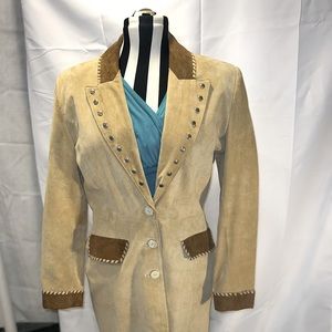 Lew Magram Collection. Western style.leather jacket.